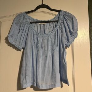 Doen frederica top in icy blue
